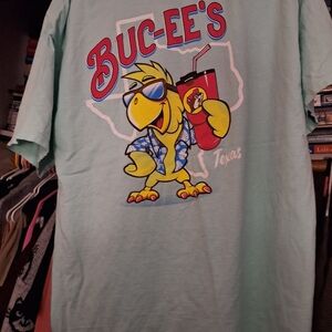 BUCEE'S TEAL BLUE T-SHIRT, XL
